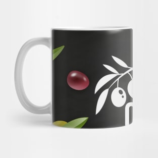 Natural Olives oil blackboard Mug